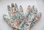 Перчатки Перчатки Садовые  нейлоновые(цветы)